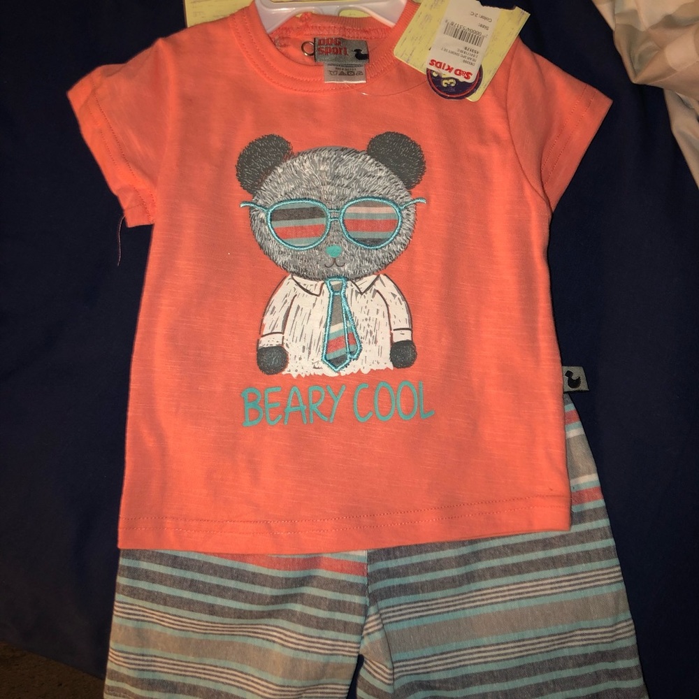 DDG SPORT: 3 piece short set